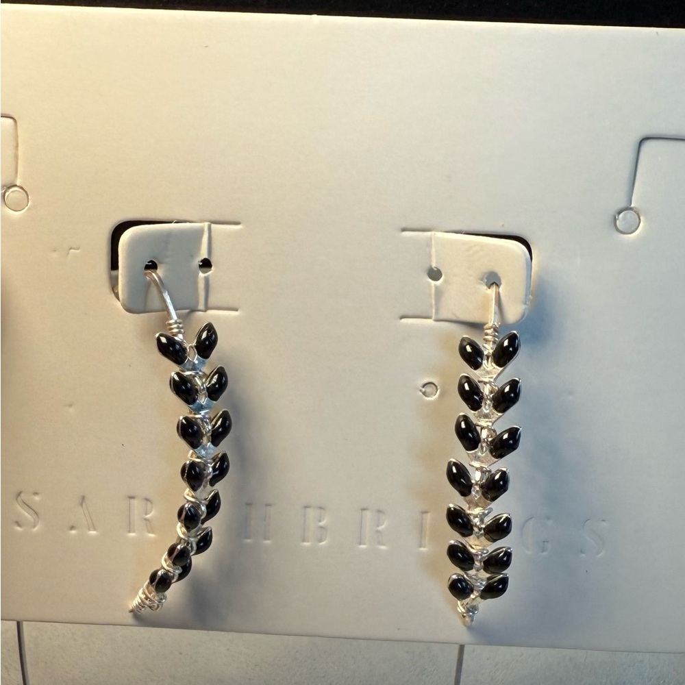 Sarah Briggs handmade threader earrings. These are gorgeous & unique.